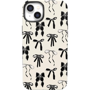 image:imageCasely iPhone 14 Case  Goth Girlie  Black Bows  Bold Protective Design  Compatible with MagSafe