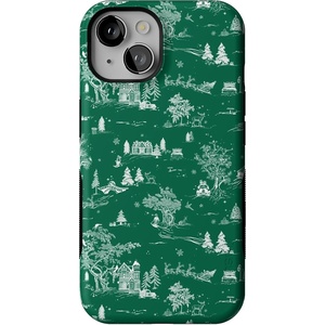 image:imageCasely iPhone 14 Case  Home for The Holidays  Mountain Town  Bold Protective Design  MagSafe Compatible Design