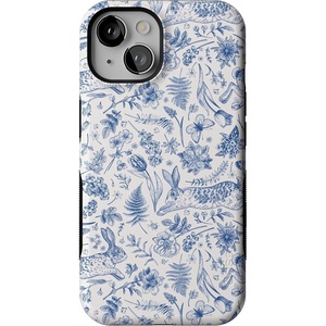 image:imageCasely iPhone 14 Case  Hop amp Bloom  Bunny Toile  Bold Protective Design  Compatible with MagSafe