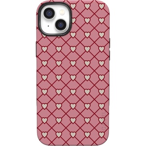 image:imageCasely iPhone 14 Case  Love Locks  Pink Hearts  Bold Protective Design  MagSafe Compatible Design