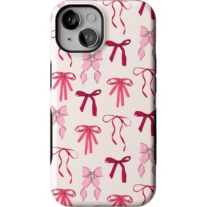image:imageCasely iPhone 14 Case  Lover Girlie  Pink Bows  Bold Protective Design  Compatible with MagSafe