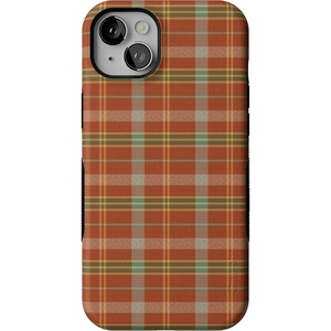 image:imageCasely iPhone 14 Case  Spiced Chai  Fall Plaid  Bold Protective Design  MagSafe Compatible Design