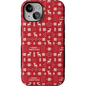 image:imageCasely iPhone 14 Case  Stocking Stuffer  Christmas Knit  Bold Protective Design  MagSafe Compatible Design