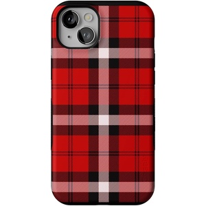 image:imageCasely iPhone 14 Plus Case  As if  Red Plaid  Compatible with MagSafe  Bold Protective Design