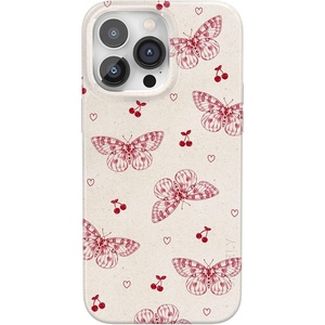 image:imageCasely iPhone 14 Plus Case  Final Rose  Red amp Pink Floral  Compatible with MagSafe  Classic Ultra Slim DesignHeart Flutters  Butterfly