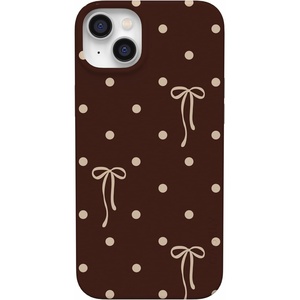 image:imageCasely iPhone 14 Plus Case  Final Rose  Red amp Pink Floral  Compatible with MagSafe  Classic Ultra Slim DesignTeddy Bows  Brown Polka Dot