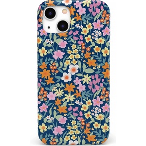 image:imageCasely iPhone 14 Plus Case  Full Bloom  Navy Floral  Compatible with MagSafe  Classic Ultra Slim Design