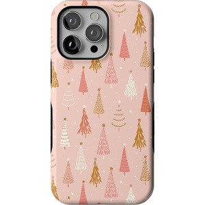 image:imageCasely iPhone 14 Pro Max Case  Bubblegum Forest  Christmas Tree  Bold Protective Design  MagSafe Compatible Design