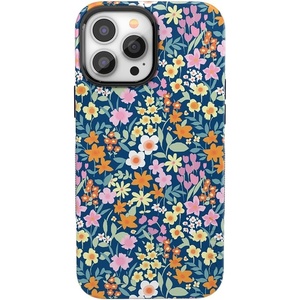 image:imageCasely iPhone 14 Pro Max Case  Full Bloom  Navy Floral  Bold Protective Design  Compatible with MagSafe