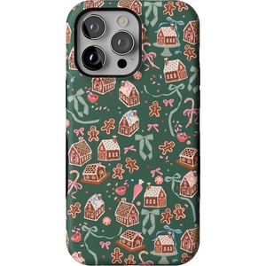 image:imageCasely iPhone 14 Pro Max Case  Gingerbread Lane  Holiday Sweets  Bold Protective Design  MagSafe Compatible Design