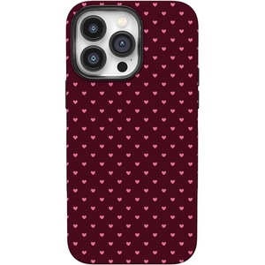 image:imageCasely iPhone 14 Pro Max Case  Heart Noir  Tiny Hearts  Bold Protective Design  MagSafe Compatible Design