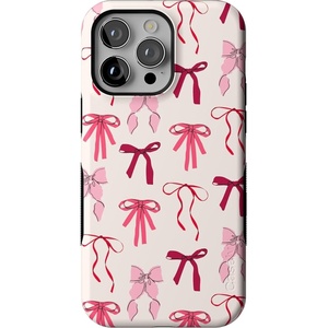 image:imageCasely iPhone 14 Pro Max Case  Lover Girlie  Pink Bows  Bold Protective Design  Compatible with MagSafe