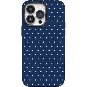 image:imageCasely iPhone 14 Pro Max Case  On the Dot  Navy Polka Dot  Bold Protective Design  Compatible with MagSafe