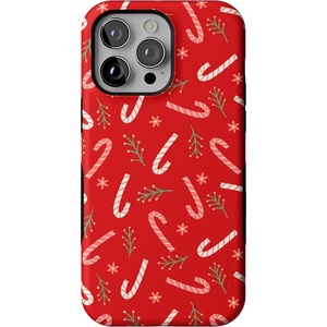 image:imageCasely iPhone 14 Pro Max Case  Peppermint Kiss  Candy Cane  Bold Protective Design  MagSafe Compatible Design