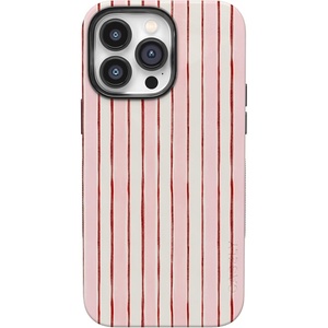 image:imageCasely iPhone 14 Pro Max Case  Pretty in Pastel  Blush Stripes  Bold Protective Design  MagSafe Compatible Design