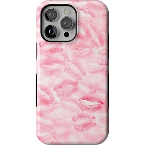 image:imageCasely iPhone 14 Pro Max Case  Sealed with a Kiss  Pink Lipstick  Bold Protective Design  Compatible with MagSafe