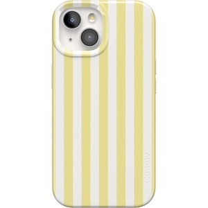 image:imageCasely iPhone 15 Case  Butter Yellow Stripes  Sunday Best  Compatible with MagSafe  Classic Ultra Slim Design
