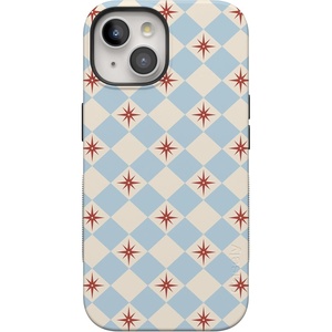 image:imageCasely iPhone 15 Case  Chelsea Checker  Starlight Tiles  Bold Protective Design  Compatible with MagSafe
