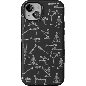 image:imageCasely iPhone 15 Case  Corpse Pose  Skeleton Yoga  Bold Protective Design  MagSafe Compatible Design
