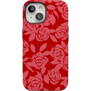 image:imageCasely iPhone 15 Case  Final Rose  Red amp Pink Floral  Bold Protective Design  MagSafe Compatible Design
