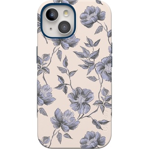 image:imageCasely iPhone 15 Case  Ink amp Iris  Vintage Floral  Bold Protective Design  Compatible with MagSafe
