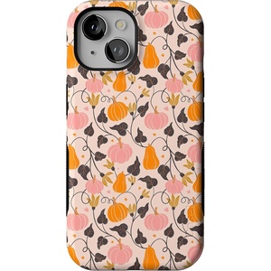 image:imageCasely iPhone 15 Case  Pumpkin Princess  Harvest Vines  Bold Protective Design  MagSafe Compatible Design