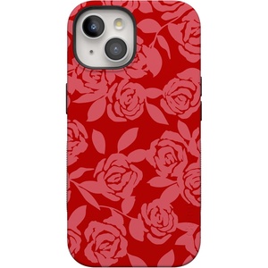 image:imageCasely iPhone 15 Plus Case  Final Rose  Red amp Pink Floral  Bold Protective Design  MagSafe Compatible Design
