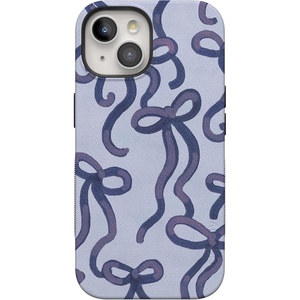 image:imageCasely iPhone 15 Plus Case  Love Me Knot  Blue Bow  Bold Protective Design  MagSafe Compatible Design