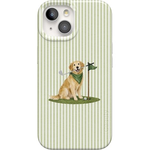 image:imageCasely iPhone 15 Plus Case  Lovebug  Blue Hearts  Compatible with MagSafe  Classic Ultra Slim DesignClubhouse  Golden on the Green