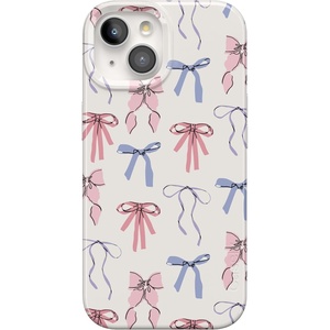 image:imageCasely iPhone 15 Plus Case  Lovebug  Blue Hearts  Compatible with MagSafe  Classic Ultra Slim DesignCoquette Girlie  Pastel Bows