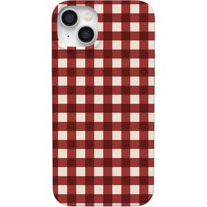 image:imageCasely iPhone 15 Plus Case  Weve Peaked  Aprs Ski Mountains  Compatible with MagSafe  Classic Ultra Slim DesignChecked Twice  Red Plaid