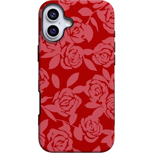 image:imageCasely iPhone 16 Case  Final Rose  Red amp Pink Floral  Bold Protective Design  MagSafe Compatible Design