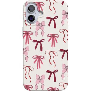image:imageCasely iPhone 16 Case  Vibe Check  Pink Checkerboard  Compatible with MagSafe  Classic Ultra Slim DesignLover Girlie  Pink Bows
