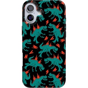 image:imageCasely iPhone 16 Case  Vibe Check  Pink Checkerboard  Compatible with MagSafe  Classic Ultra Slim DesignYoure Dinomite  Green Dinosaur