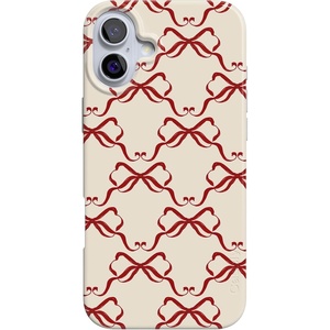 image:imageCasely iPhone 16 Plus Case  Blush Garden  Floral Doodle  Compatible with MagSafe  Classic Ultra Thin DesignAll Wrapped Up  Vintage Bows