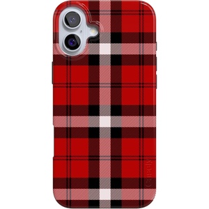 image:imageCasely iPhone 16 Plus Case  Blush Garden  Floral Doodle  Compatible with MagSafe  Classic Ultra Thin DesignAs if  Red Plaid