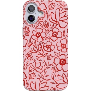 image:imageCasely iPhone 16 Plus Case  Blush Garden  Floral Doodle  Compatible with MagSafe  Classic Ultra Thin DesignBlush Garden  Floral Doodle
