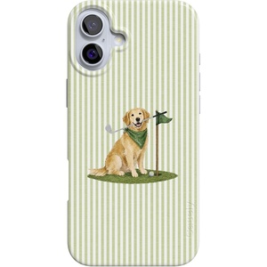 image:imageCasely iPhone 16 Plus Case  Blush Garden  Floral Doodle  Compatible with MagSafe  Classic Ultra Thin DesignClubhouse  Golden on the Green