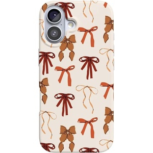 image:imageCasely iPhone 16 Plus Case  Blush Garden  Floral Doodle  Compatible with MagSafe  Classic Ultra Thin DesignFall Girlie  Pumpkin Spice Bows