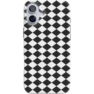 image:imageCasely iPhone 16 Plus Case  Blush Garden  Floral Doodle  Compatible with MagSafe  Classic Ultra Thin DesignHarlequin Salem Diamond  Black and White