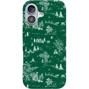 image:imageCasely iPhone 16 Plus Case  Blush Garden  Floral Doodle  Compatible with MagSafe  Classic Ultra Thin DesignHome for the Holidays  Mountain Town