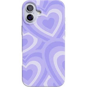image:imageCasely iPhone 16 Plus Case  Blush Garden  Floral Doodle  Compatible with MagSafe  Classic Ultra Thin DesignLove Song  Lavender Heart