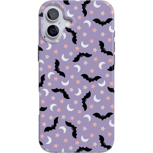 image:imageCasely iPhone 16 Plus Case  Blush Garden  Floral Doodle  Compatible with MagSafe  Classic Ultra Thin DesignMidnight Flight  Celestial Bats