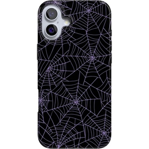 image:imageCasely iPhone 16 Plus Case  Blush Garden  Floral Doodle  Compatible with MagSafe  Classic Ultra Thin DesignMidnight Web  Spider Web