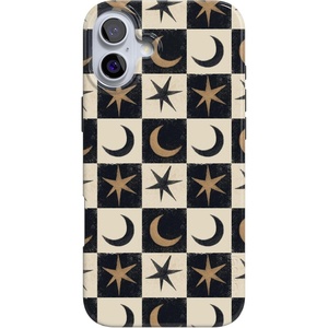 image:imageCasely iPhone 16 Plus Case  Blush Garden  Floral Doodle  Compatible with MagSafe  Classic Ultra Thin DesignMystic Moonstar  Black Celestial