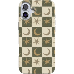 image:imageCasely iPhone 16 Plus Case  Blush Garden  Floral Doodle  Compatible with MagSafe  Classic Ultra Thin DesignMystic Moonstar  Green Celestial