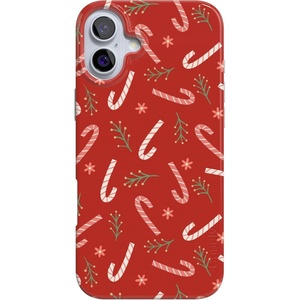 image:imageCasely iPhone 16 Plus Case  Blush Garden  Floral Doodle  Compatible with MagSafe  Classic Ultra Thin DesignPeppermint Kiss  Candy Cane