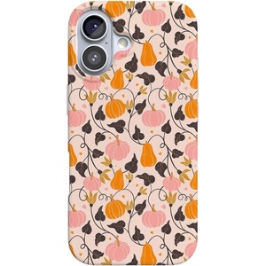 image:imageCasely iPhone 16 Plus Case  Blush Garden  Floral Doodle  Compatible with MagSafe  Classic Ultra Thin DesignPumpkin Princess  Harvest Vines