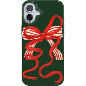image:imageCasely iPhone 16 Plus Case  Blush Garden  Floral Doodle  Compatible with MagSafe  Classic Ultra Thin DesignSantas Favorite  Holiday Bow