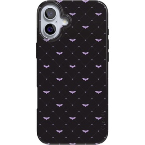 image:imageCasely iPhone 16 Plus Case  Blush Garden  Floral Doodle  Compatible with MagSafe  Classic Ultra Thin DesignSuch a Battie  Purple Bats